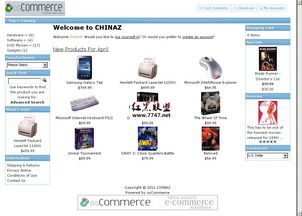 oscommerce v3.0.1 開(kāi)源在線(xiàn)購(gòu)物系統(tǒng)